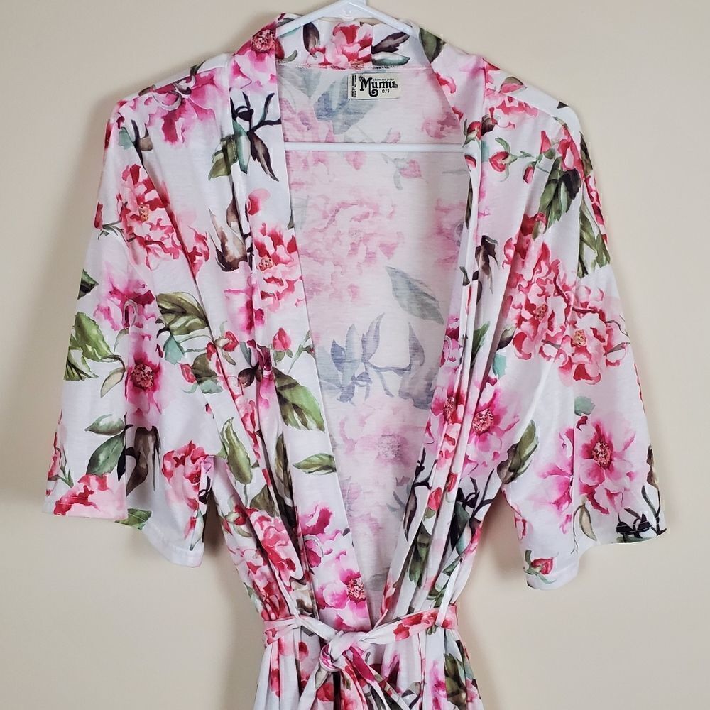 Show Me Your Mumu Floral Robe Size OS - Picture 2 of 9